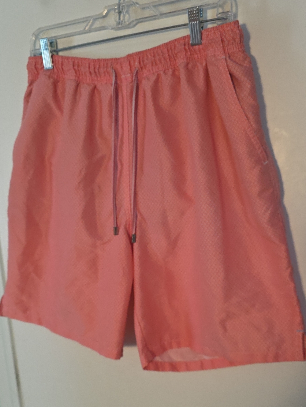 Peter Millar Large Coral Drawstring Swimsuit Perfect Condition
